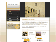 Tablet Screenshot of novagoclub.org